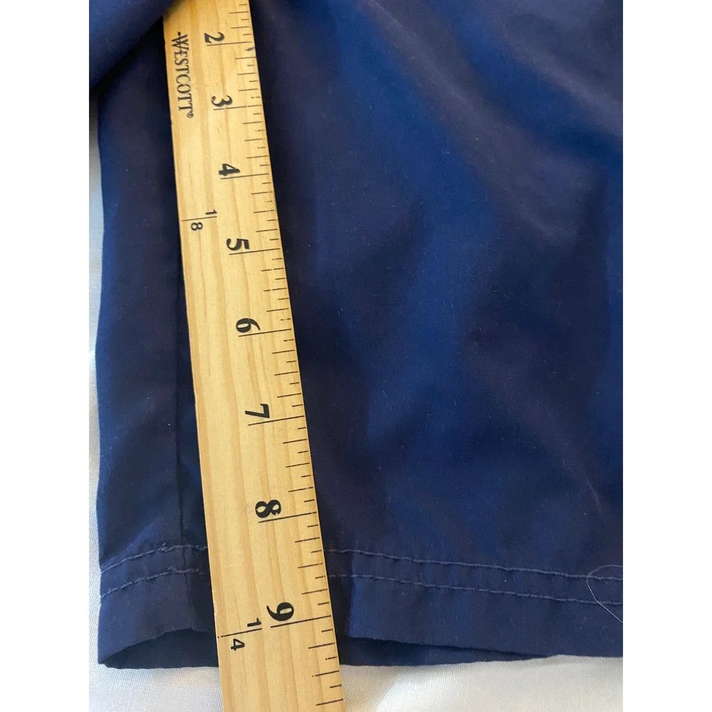 Polo Ralph Lauren Swim Trunks Kids Size M 10-12 Navy Blue Red Pony Logo Shorts